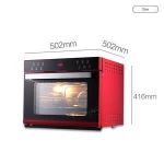 New Digital Timer Touch Control Countertop Toaster Mini Steam Oven