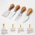 Import New Eco-friendly Products 13.6 Inches Meat Platter Wooden Serving Bamboo Cheese Board with Knife Set from China