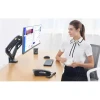 New flexible dual 2 3 4 6 monitor holder arm desk  bracket mount  for computer screens up laptop  adjustable lcd dual gas spring