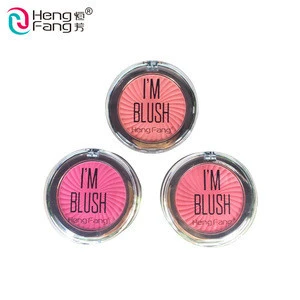 New Goods  Customized Your Own Brand OEM Matte Mini Peach Cheek Makeup Compact Makeup Blush