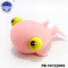 New Hot Eco-friendly light up TPR Material puffer squeeze whale animal Toy For Children