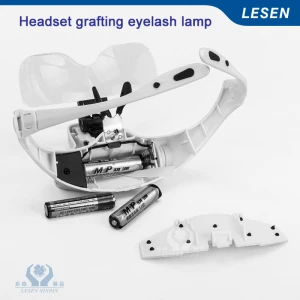 New LED Eyelash Extensions Magnifier Glasses