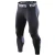 Import New Mens Tight Running Sweaty Quick-drying Pants Mens Compression Pants Printed Stitching Sports Accessories Training Pants from China