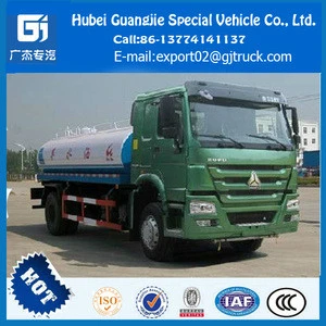 New Price Howo 15000L Watering tanker Cart/15CBM water truck/15CBM water tank truck/15000L water tank truck/ water sprinkler