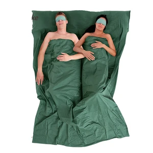 New product double Silk travel sleeping bag liner for 2 person with cheap price