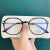 Import New Round Shape Tr90 Vintage Anti Blue Light Eyeglasses Frame For Women Presciption from China