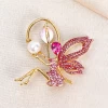 New Style  Korean Brooch High-end Diamond Creative Flower Fairy Costume Jewelry Brooch