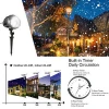 New Waterproof Christmas Holiday Decoration Snowfall Projection Light Outdoor