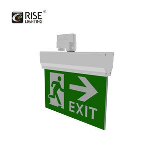 Newest CE Self-Inspection exit signs recessed Led Emergency light