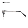 Newest selling korean fashion style eye glass gold black glasses frame