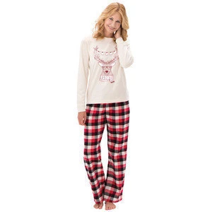 NO moq Fast shipping 3 days to US or Canada and cheap matching family christmas pajamas
