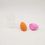 Non-Latex Logo Printing Makeup Sponge with Case