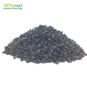 Non toxic no smell ECO friendly black EPDM rubber granules for football soccer artificial grass turf