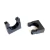 Import Nonstandard AD10 plain color wave mounting plastic clamps clips for furniture from China