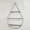 Nordic style home decoration creative water drop - shaped wall metal shelves wholesale