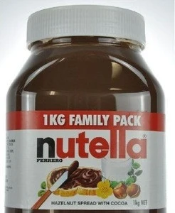 NUTELLAS HAZELNUT CHOCOLATE SPREAD (15g / 30g /230g / 350g / 400g / 630g / 750g/3kg) AND NUTELLAS & GO