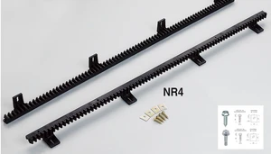 Nylon gear rack for Automatic sliding gate operator with 2 plugs, 4 plugs, 6 plugs