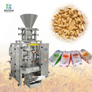 Oatmeal sachet packaging machine automatic grains lentils nuts wheat granule pouch packing machinery