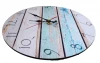 Ocean Colors Old Paint Boards Printed Image wall clock wholesale