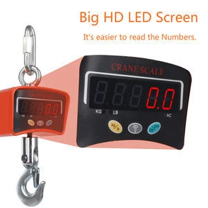 OCS-B LED Display Crane Scale 300kg 500kg 1000kg Electronic Hanging Scale for Industrial Use