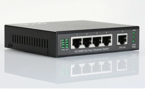 OEM 4 Port Network Ethernet PoE Switch 48V