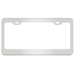 OEM Custom High Quality Stamping Polished Stainless Steel License Plate Frame