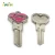 Import OEM design gold electroplating antique keys with engrave logo , metal key chain custom logo from China