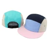 Oem Outdoor Sport Nylon Cycling Caps Unisex Custom Colorful 5 Panel Camper Cap Hat
