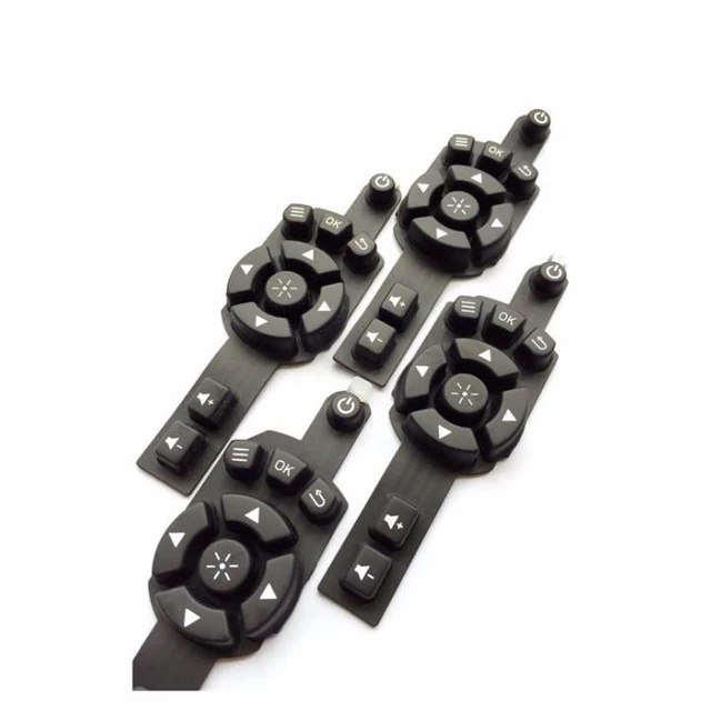 OEM rubber keypad customized silicone mold Custom silicone rubber keypad for remote control