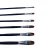 Import OEM Weasel Hair High Gloss Wood Black Handle  Artist Paint Brush Set 12 pcs For Oil/Gouache/Acrylic Paint from China