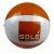 Import Orange and white beach ball inflatable gift toy ball from China