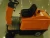 Import orange colour ride-on snow sweeper from China