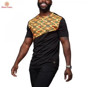 Original Factory African Graphic Traditional Clothing Hip Hop Short Sleeve Dashiki Men&#x27;s T-shirt