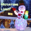 Ourwarm Christmas Decorations Indoor Outdoor 5ft Airblown Christmas Inflatable Snowman With LED Lights