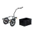 Import Outdoor Bike Bicycle Cargo Luggage Trailer with Removable Transportation Box and Cover from China
