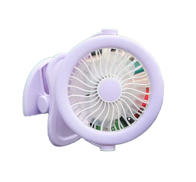 outdoor camping stroller adjustable battery operated usb cooling fan mini fan with clip