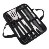 Outdoor charcoal bbq accesories 10 pcs stainless steel bbq set grill barbecue tools