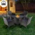 Import Outdoor Dining Set with Cushions High Quality Garden rattan sofa set Propane Gas Fire Pit Table for Outside Patio from China