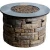 Import Outdoor Heater Gas Table Metal Fire pit Stand Stone Fire Pit with Mesh from China