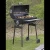 Import Outdoor Trolley Barrel Barbeque Big Machine Charcoal Smoker BBQ Grill for Backyard Party from China