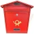 Import Outdoor Wall Mounted Mailbox, Cold Rolled Steel Metal Key Lock Post Box Mailbox Letter Boxes/ from China