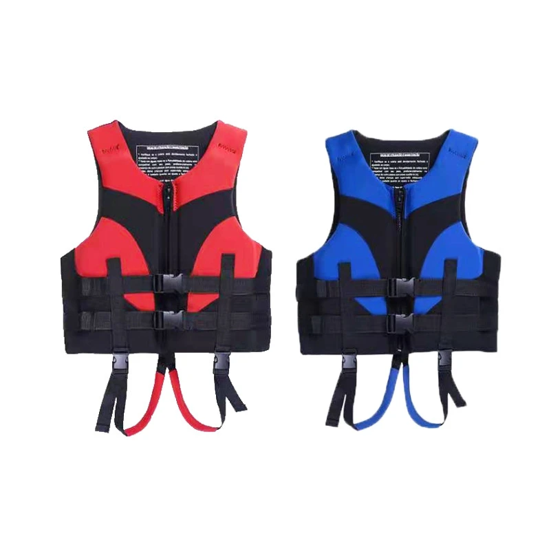 Outdoor Water Sports Surfing Sailing Boat Neoprene Swimming Life Jacket with Strap