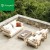 Import Outside Pool Outdoor Lounge Garden Sets Wooden Sofa Set Patio Teak Wood Furniture for Hotel from China