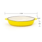 Oval color glazed Ceramic Bakeware Dishes Bread Baking Pans