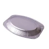 Packaging aluminium foil tray serving oval fish pan medium size oval roast tray