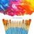 Import Paint Brush Set, 10pcs Round Pointed Tip Nylon Hair Artist Detail Paintbrushes, Professional Fine Acrylic Oil Watercolor Brushes from China