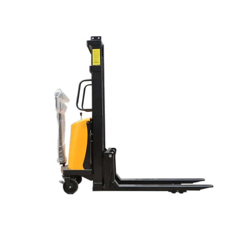 Pallet Truck Lift Stacker  1 Ton and 1.5 Ton ,2 Ton Electric Battery Forklift Used In Warehouse for hot sale