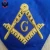 Import Past Master Gold Square &amp; Compass Masonic Regalia Black Cravat Masonic Silk neck Tie I Collarette with lodge name and number from Pakistan