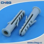 PE plastic wall plug anchor expand plug with cap