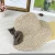Import Personality split fishermans hat bow straw hat summer beach sun protection hat from China